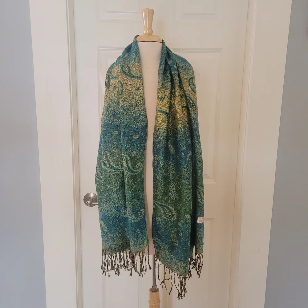 Pashmina Silk Blend Scarf.